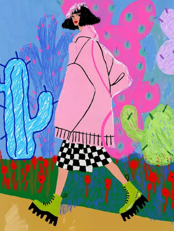 Whimsical Desert Walk