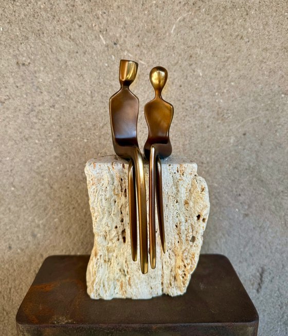 Bronze Elegant Couple