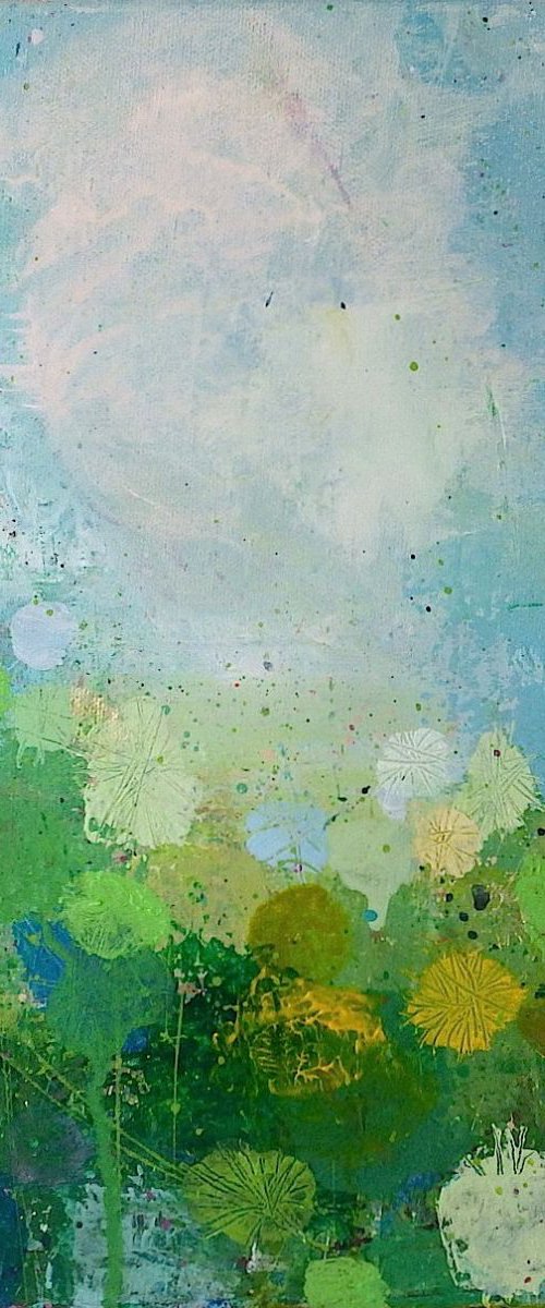 Flowers, Trees, Clouds by Sandy Dooley