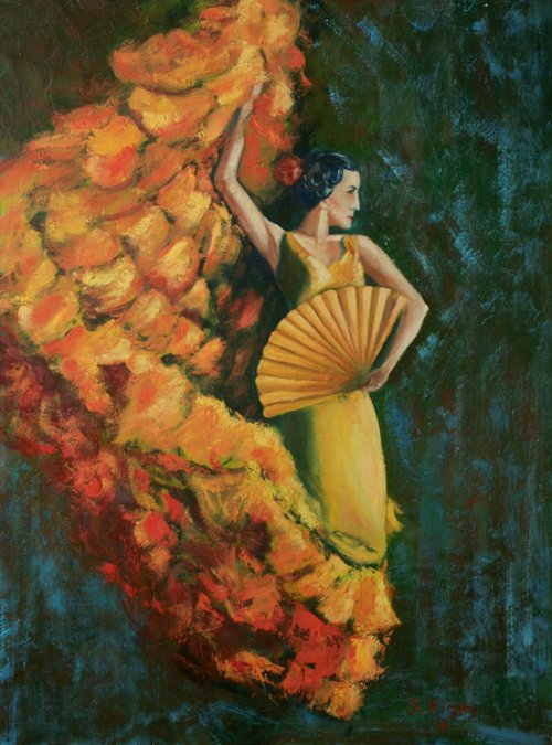 Flamenco by Svetlana Grishkovec-Kiisky