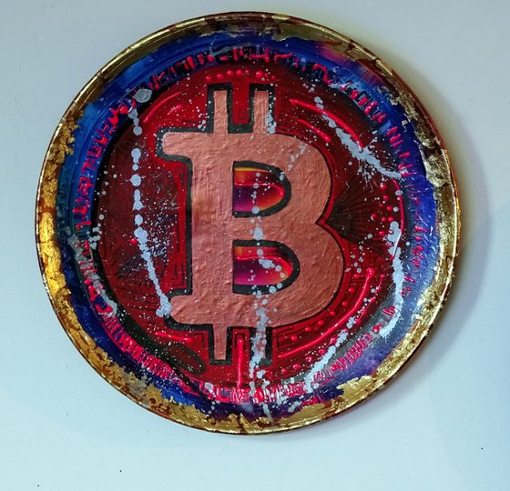 Bitcoin plate