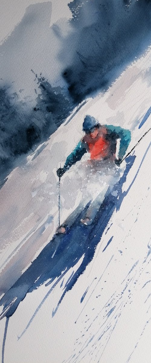 the skier 9 by Giorgio Gosti