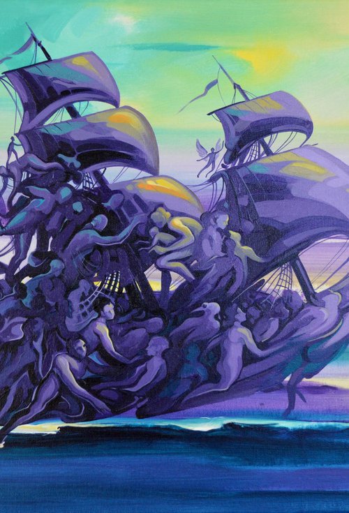 Purple Odyssey by Grama  Gabriel