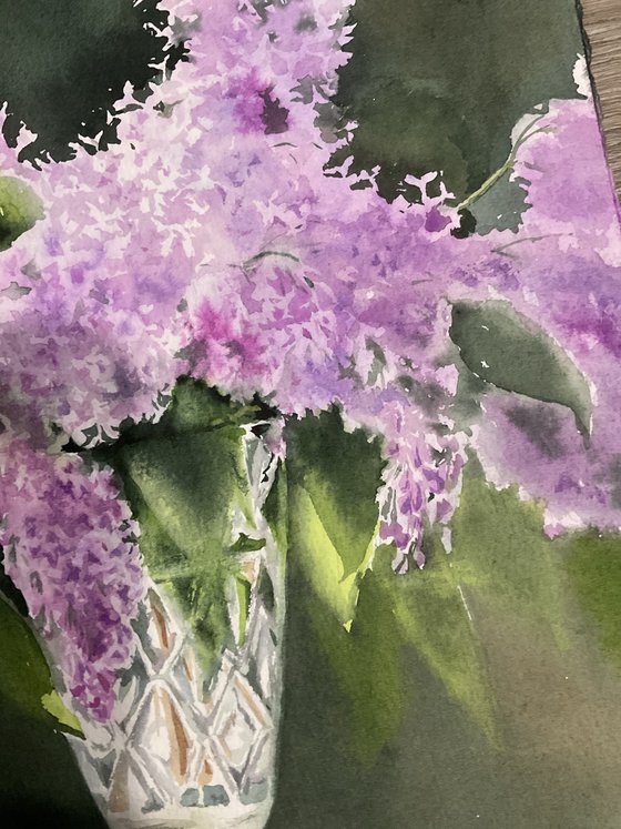 Bouquet of lilacs, flowers