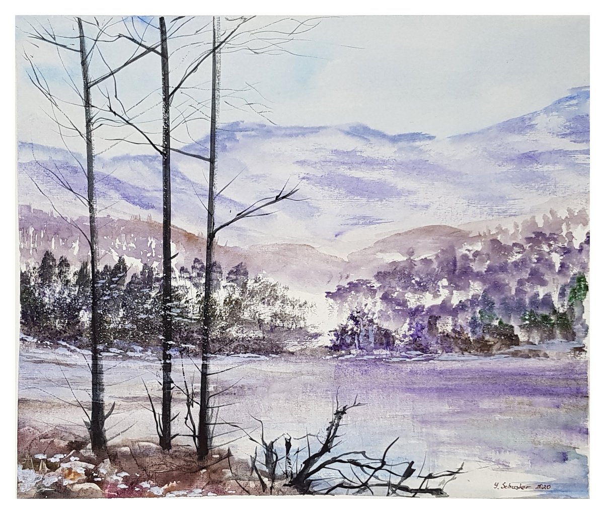 Winter Landscape by Yulia Schuster