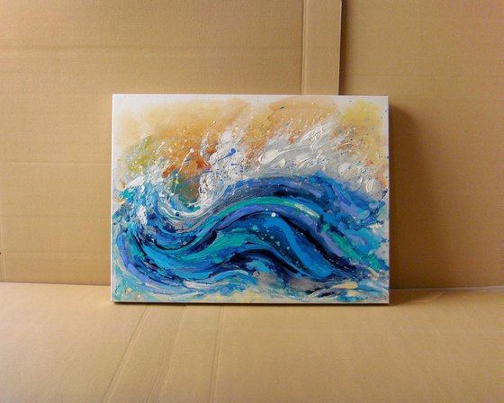 "Abstract Seascape" Landscape painting