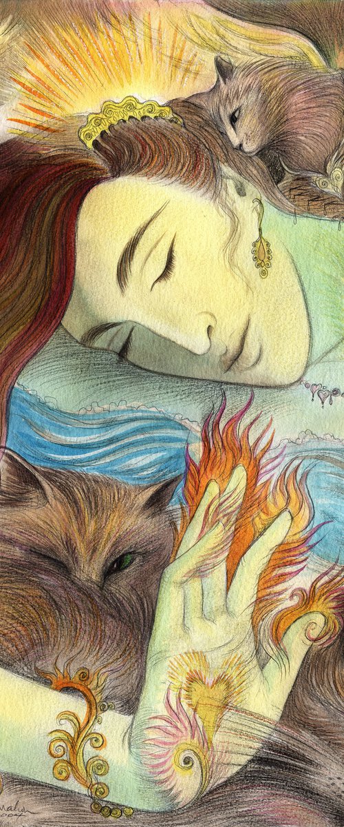 Girly Cats by Phyllis Mahon
