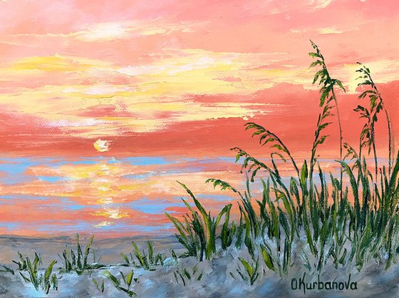 Charming sunset