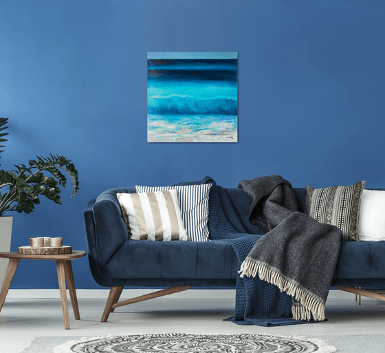 Sea . Blue and turquoise