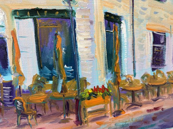 Dutch Town Life: Coevorden Street Cafe