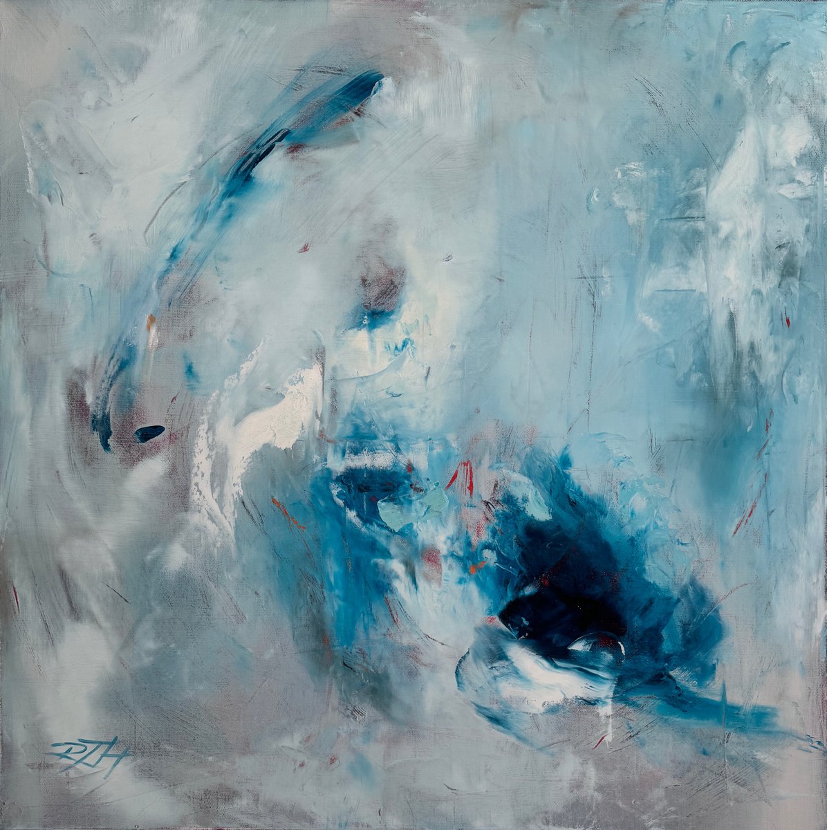 Fire & Ice By Roberta Heslop, 30 X 30, Artwork For Sale On Artfinder