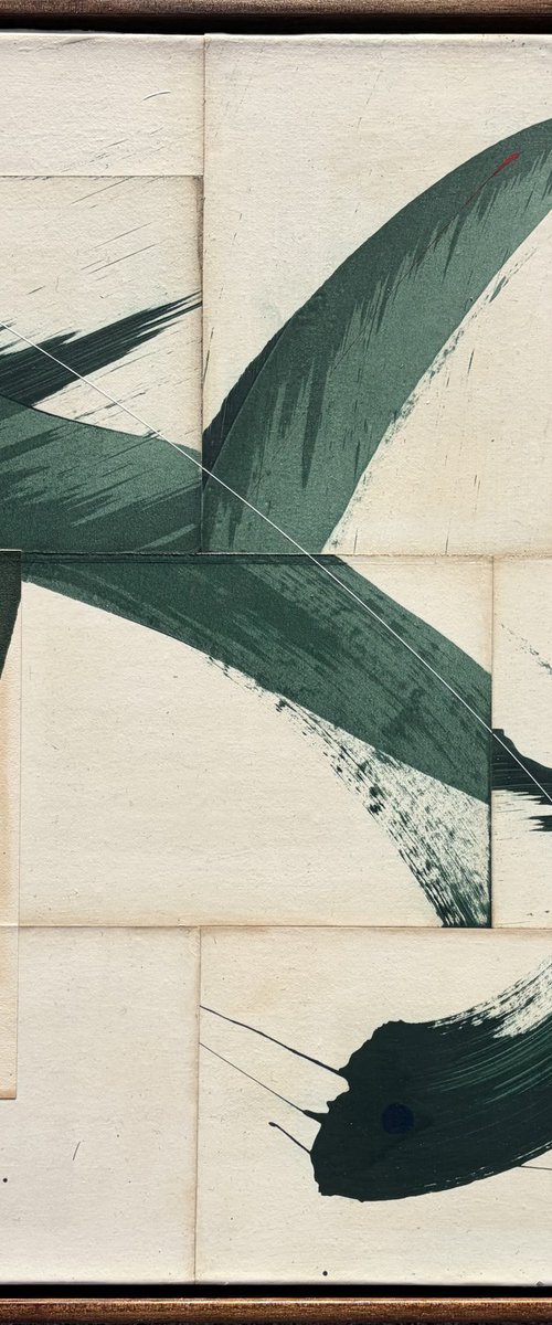 Hokusai Green IX by Jane Skingley