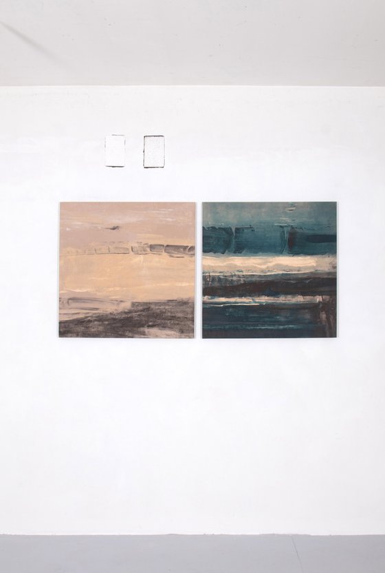 No. 23-34 (170 x 85 cm ) Diptych