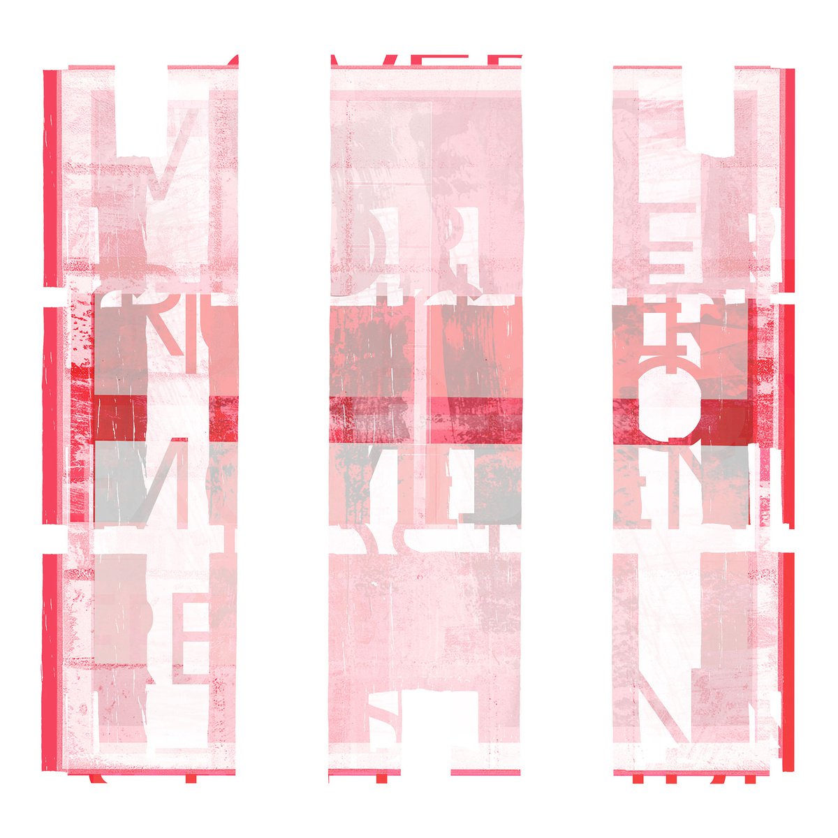 Abstract Print By The Most Active, 17 X 17", Can We Believe 2, Original Artwork