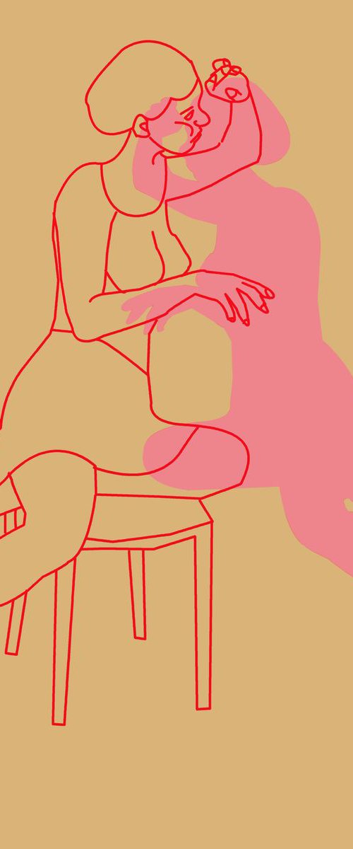Mutual - pop art print by Artworks by Rina Mualem