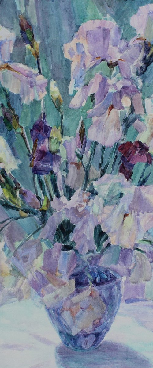 Irises from my garden by Volodymyr Tarabanov