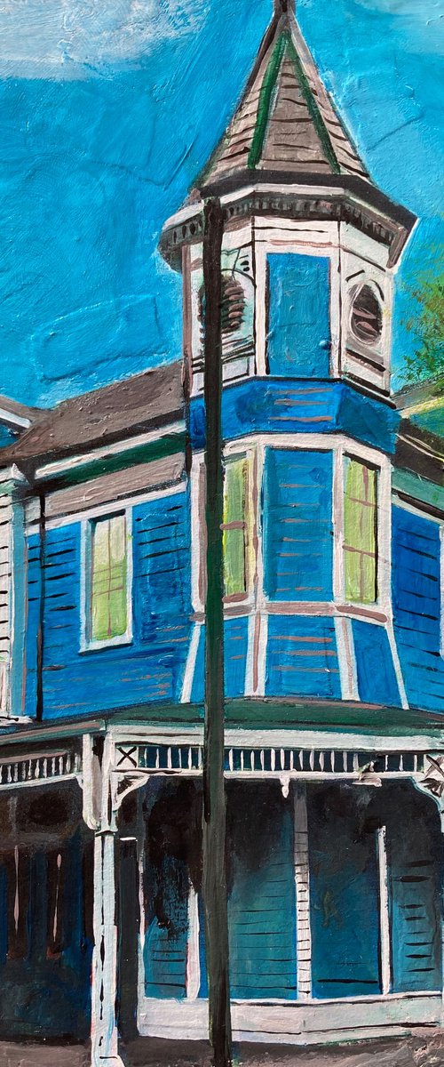 Blue House, New Orleans by Andrew Reid Wildman