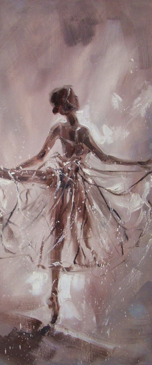" BALLERINA - brown light " by Monika Luniak