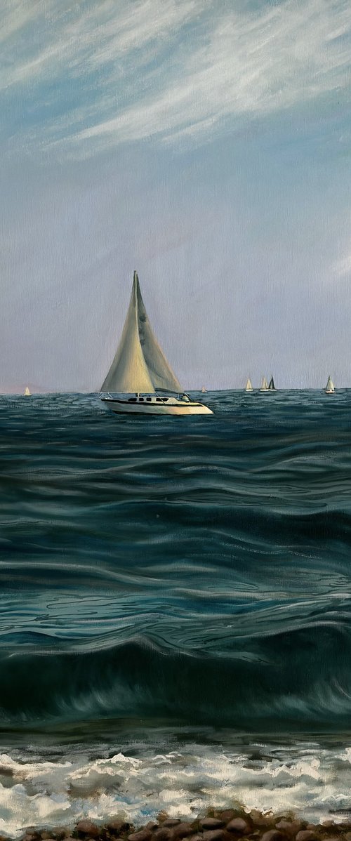 Good day for sailing by Aisylu Burangulova