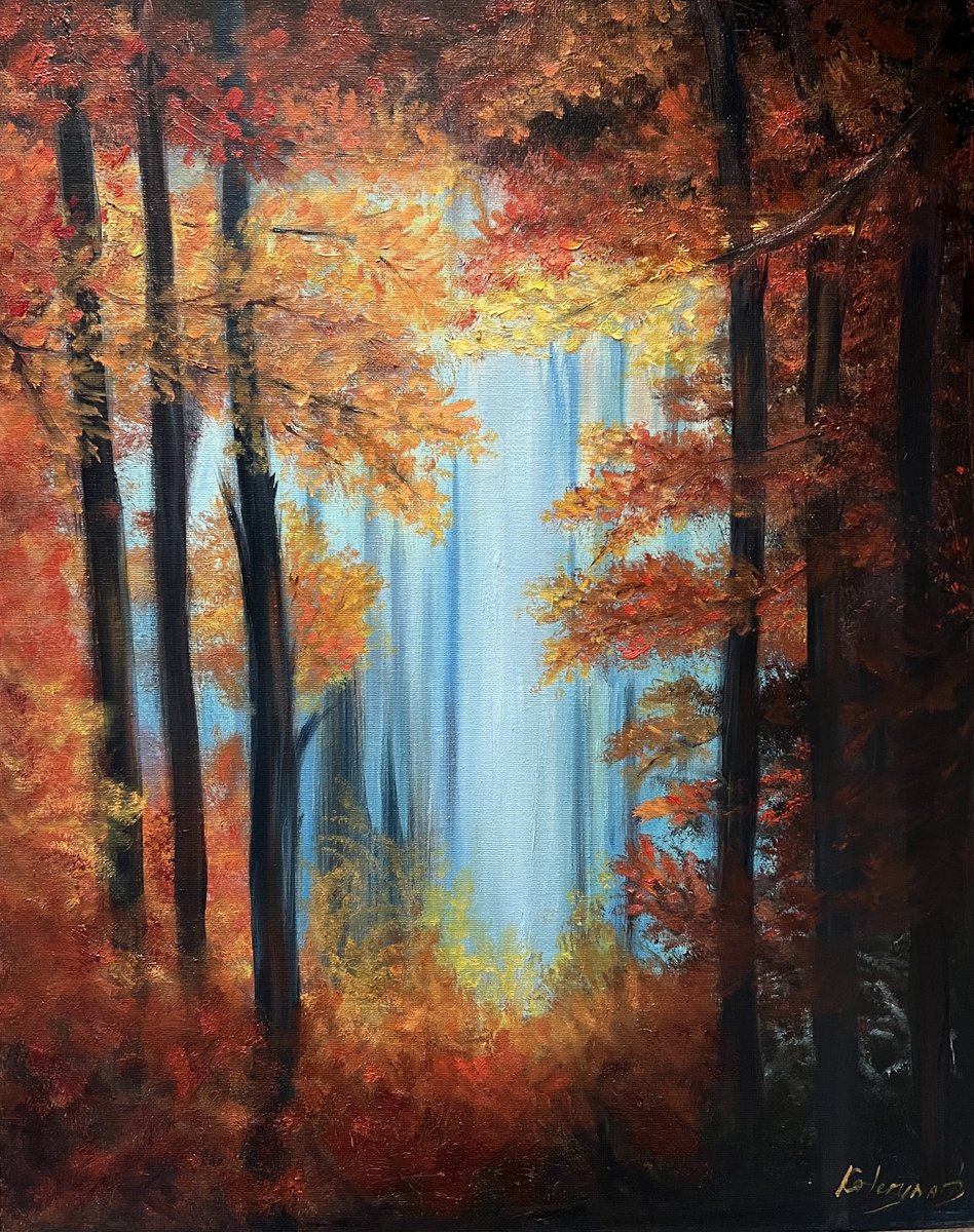 Fall forest by Kateryna Boykov
