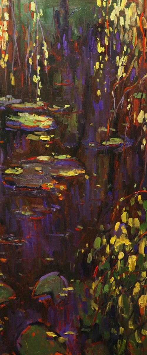 Lotus leaves by Yuanyuan Liu