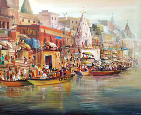 Varanasi Ghat Morning
