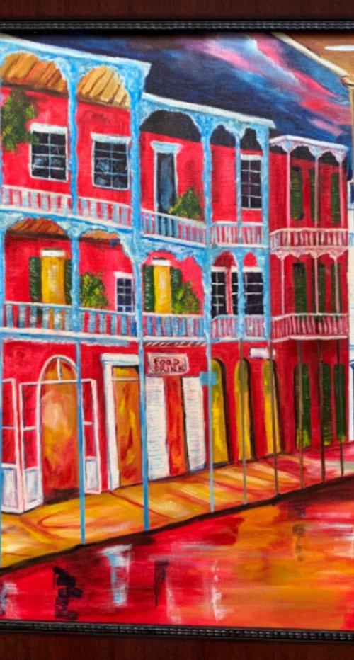 Bourbon Street New Orleans by Lloyd Dobson