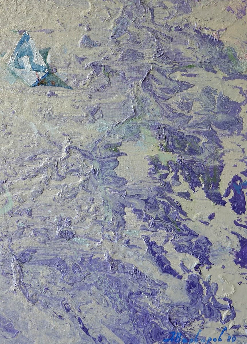 Photorealistic Landscape Giclee Print By Anatolii Varvarov, 20 X 28, Flood Water, Original Artwork