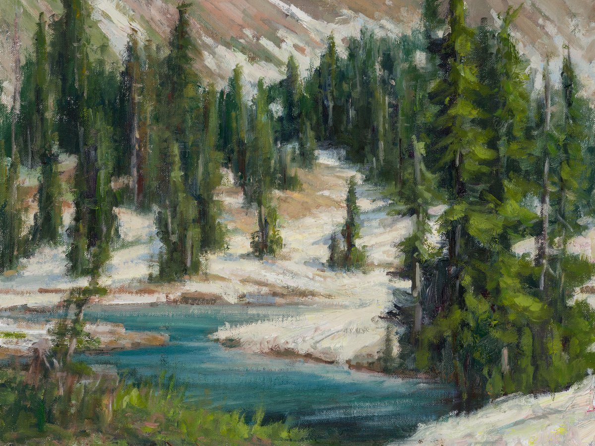 Tipsoo Lake By Irina Kirienko-Milton, 16 X 12, Artwork For Sale On Artfinder