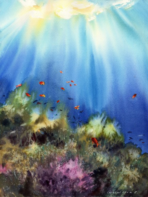 Undersea world #14 by Eugenia Gorbacheva