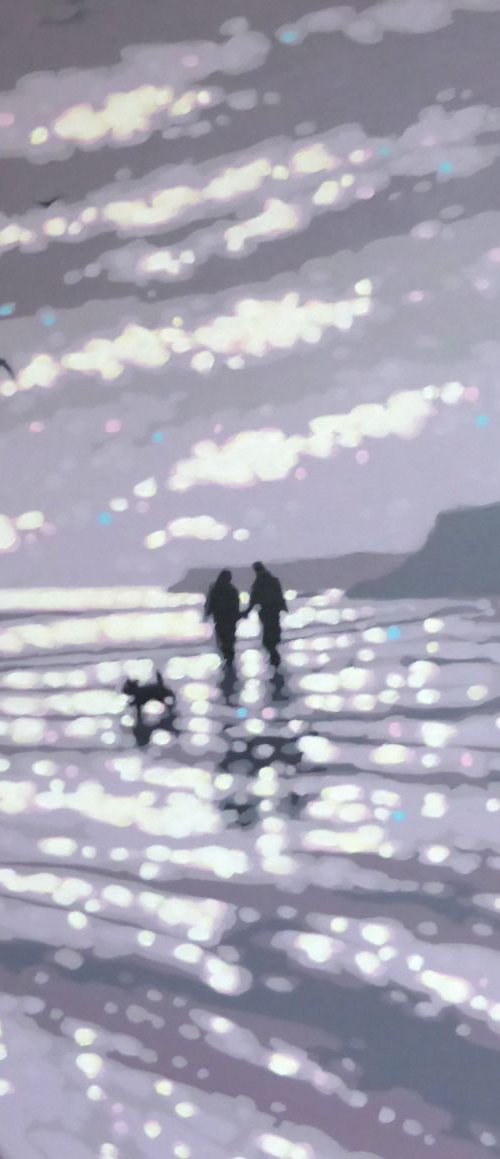Out of season beach walk by Gordon Hunt