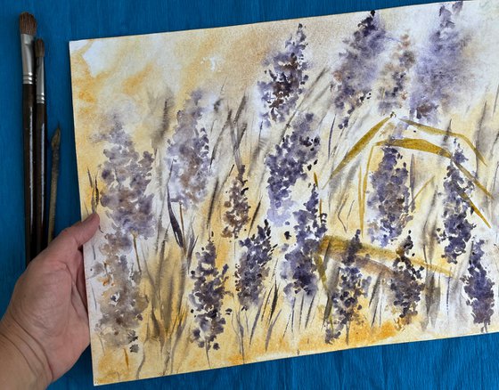 Meadow Grass Painting