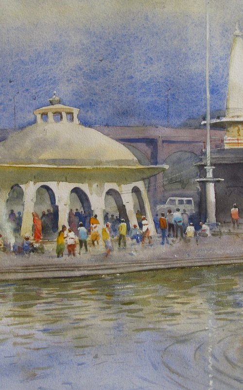 Godawari Ghat by Bhargavkumar Kulkarni