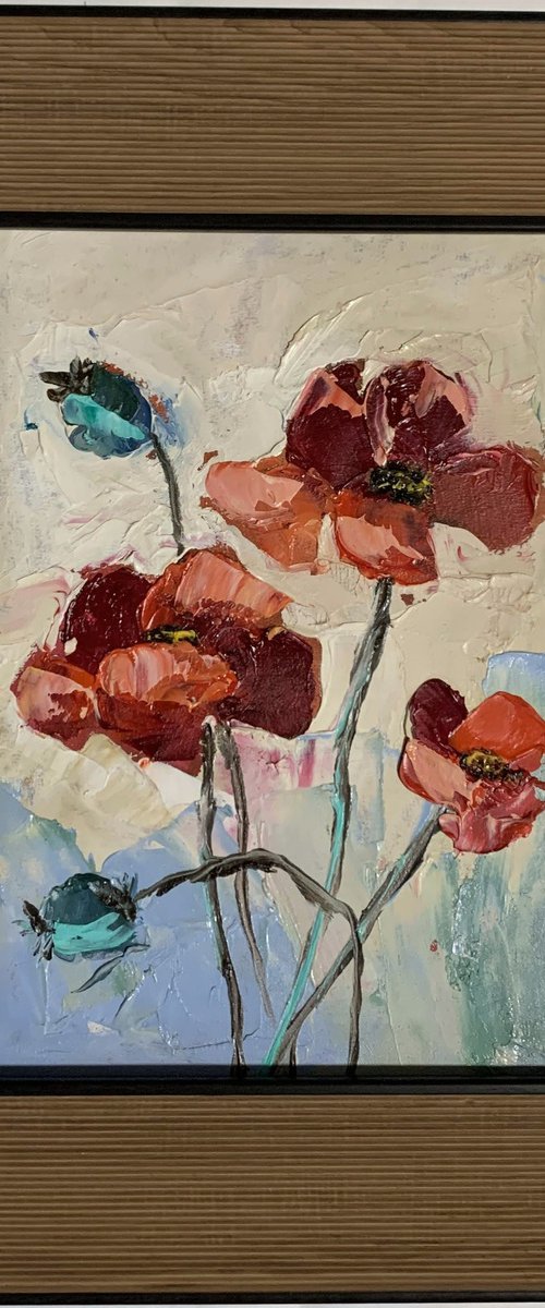 Poppies Red Flowers. by Vita Schagen