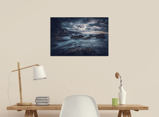 Looking across the beach at Porthtowan