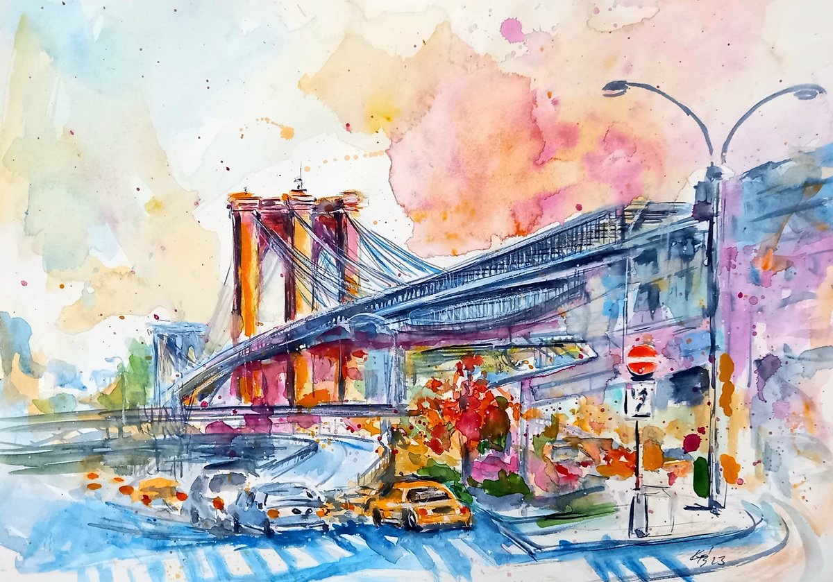 Brooklyn bridge II /26  36 cm/ by Kovcs Anna Brigitta