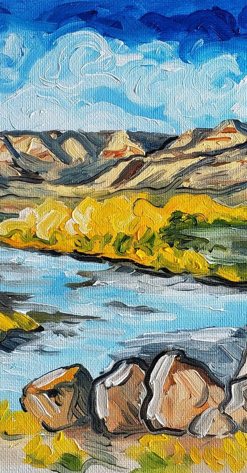 Landscape - North Dakota - "Little Mo Fall" by Katrina Case