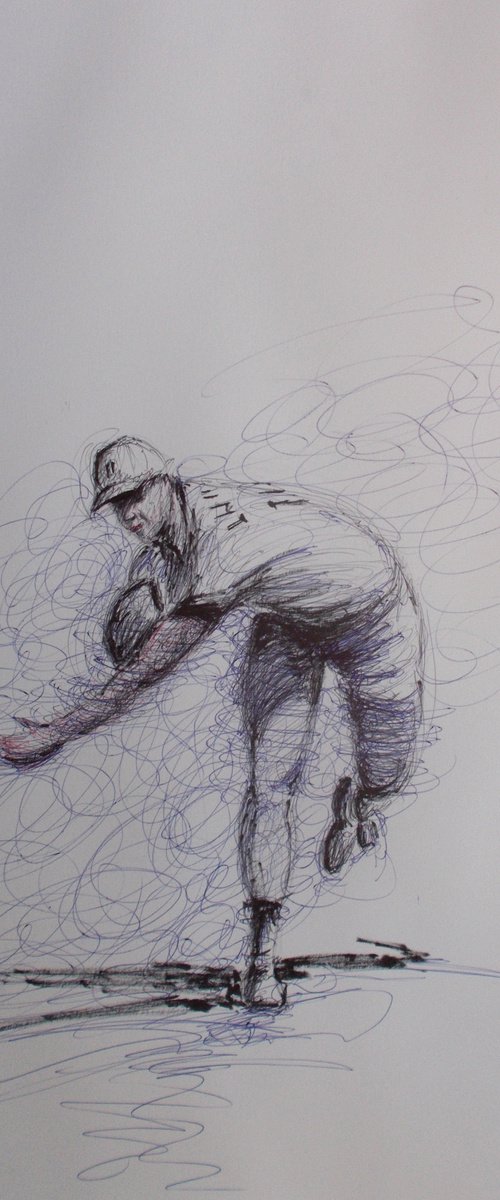 baseball player 10 by Giorgio Gosti