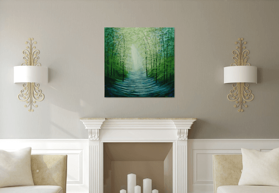 Sunlight Serenade Forest Glade