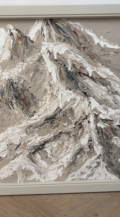 Contemporary ABSTRACT ACRYLIC 76 X 62cm by Abigail Wilson
