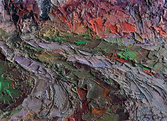 A Horse is Walking Along the Path