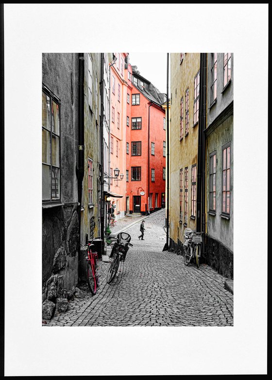" Old street. Stockholm " Limited Edition 1 / 15