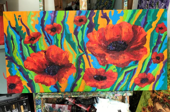 Big Red Poppies