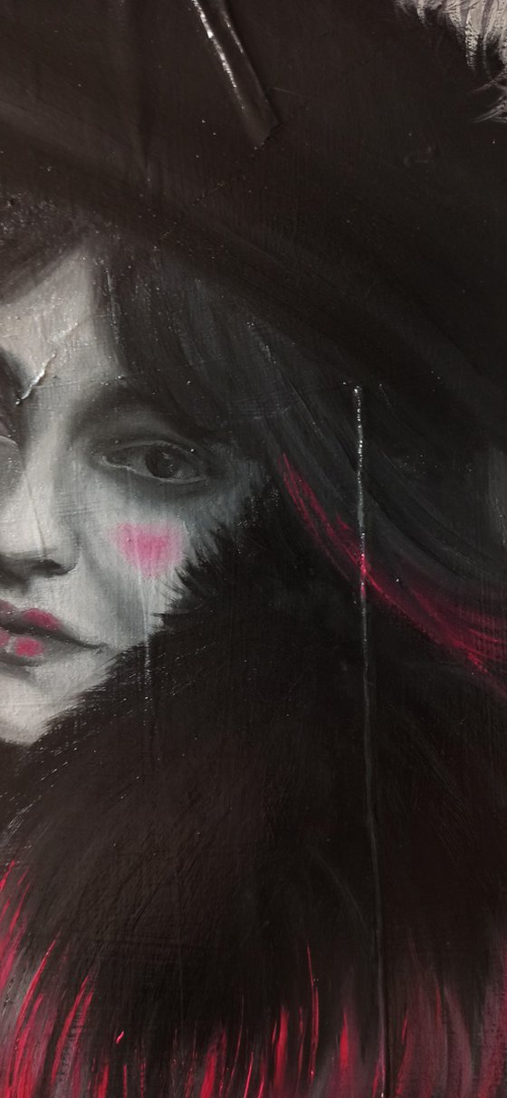 Lady in pink