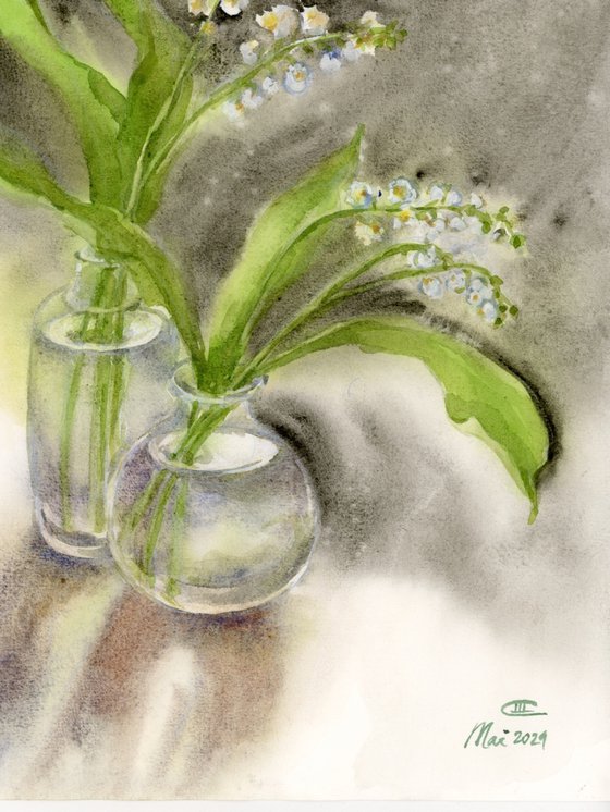 Lilies of the valley.