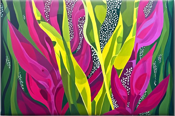 Tropical Leaves Dance #8
