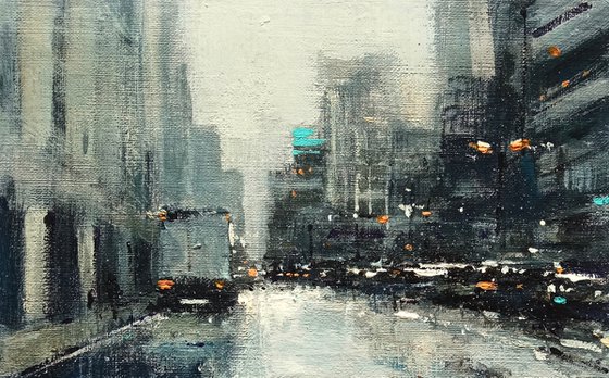 "matin de neige à Brooklyn" N° 2133