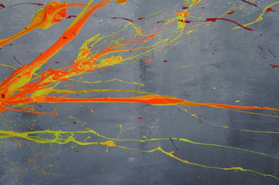 Twisting Fire VI (Spirits Of Skies 150173) - 150 x 100 cm - XXL (60 x 40 inches)