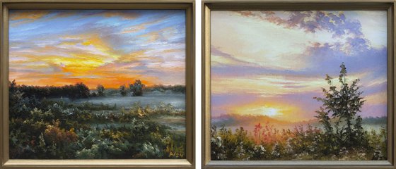 Diptych "MORNING"