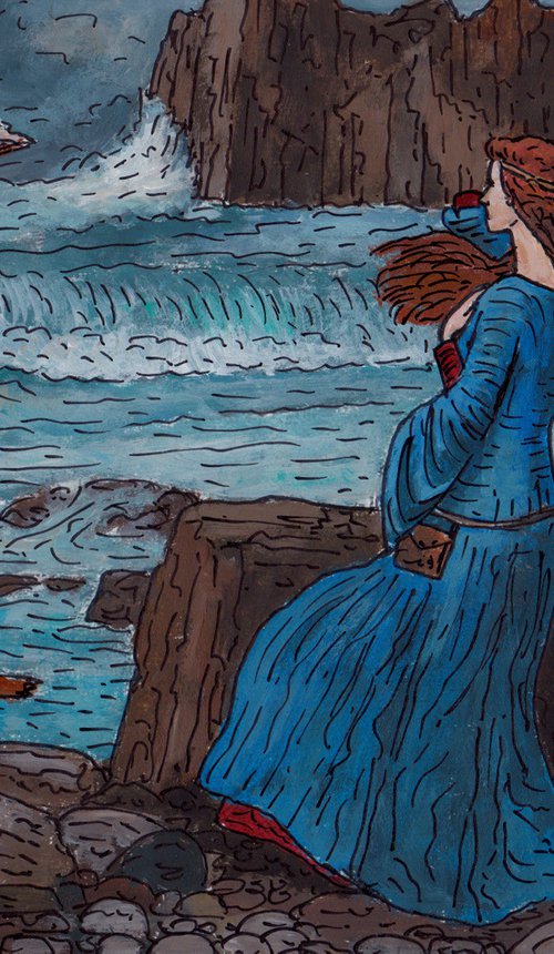 Miranda - The Tempest  (after J.W Waterhouse) by Tim Treagust